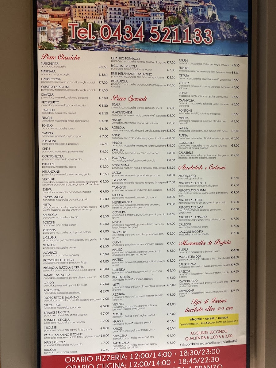 PIZZERIA AMALFI Photo Menu 2