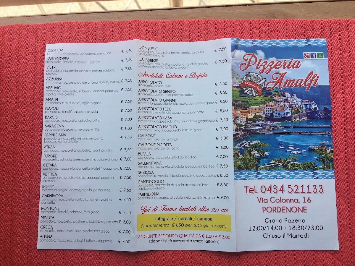 PIZZERIA AMALFI Photo Menu 7