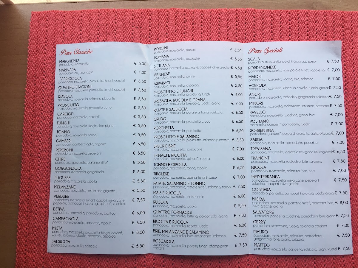 PIZZERIA AMALFI Photo Menu 8
