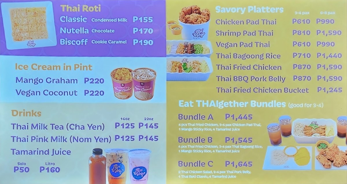 Thai Mango BGC Photo Menu 1