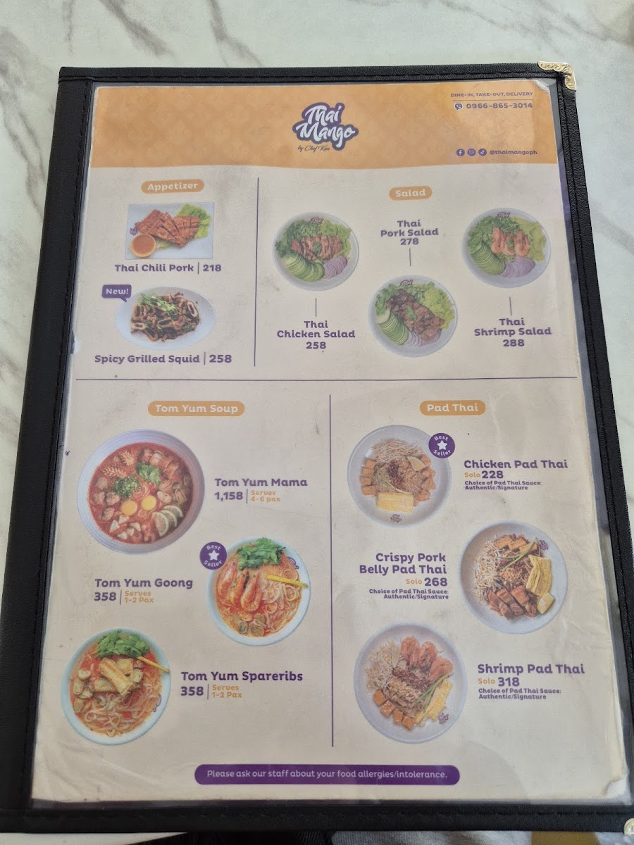 Thai Mango BGC Photo Menu 6