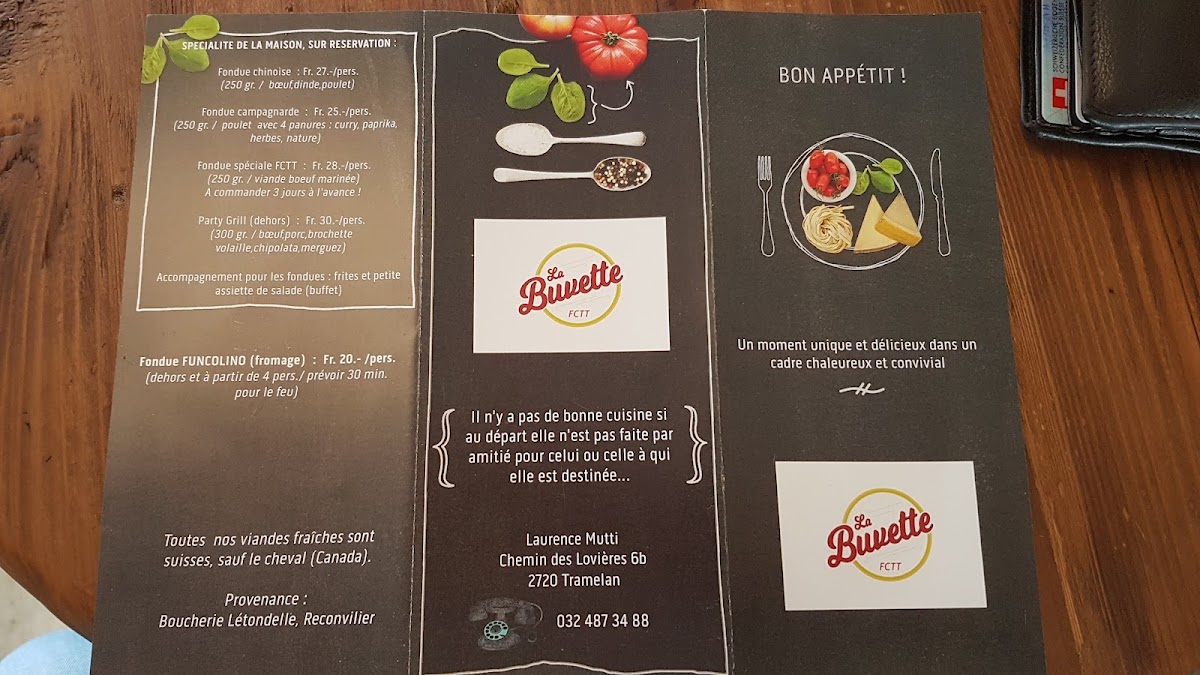 Restaurant La Buvette Photo Menu 1
