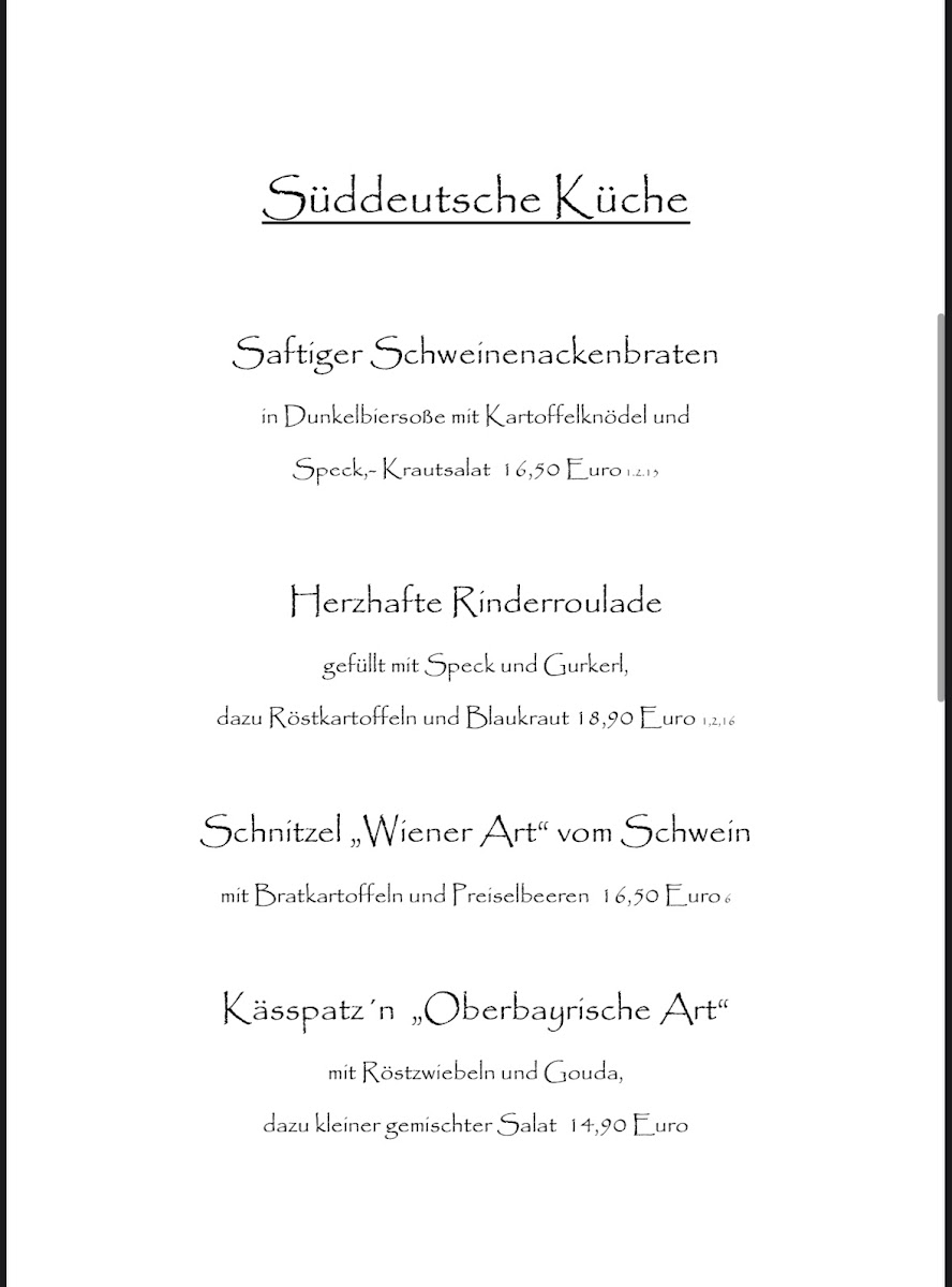 NordSüd - Gaststätte Photo Menu 5