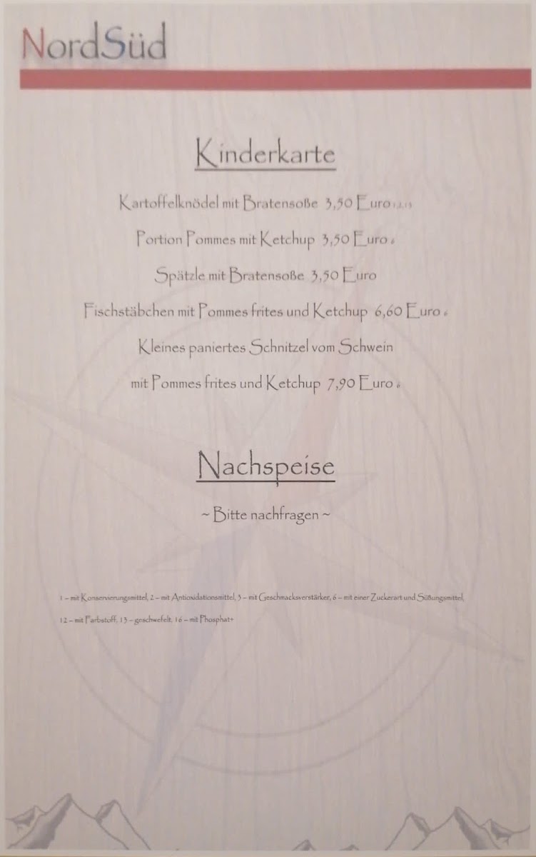 NordSüd - Gaststätte Photo Menu 8