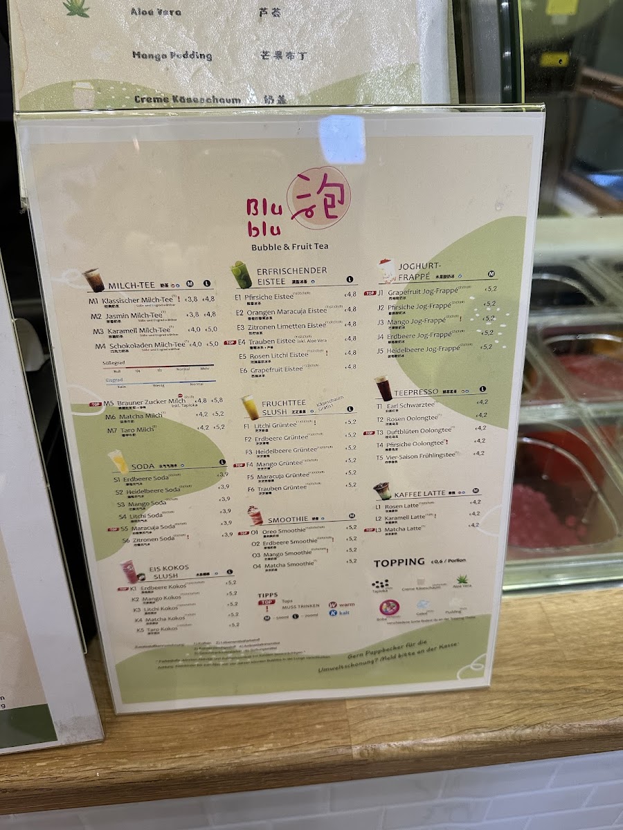 泡茶 Blublu Tea Bamberg Photo Menu 7