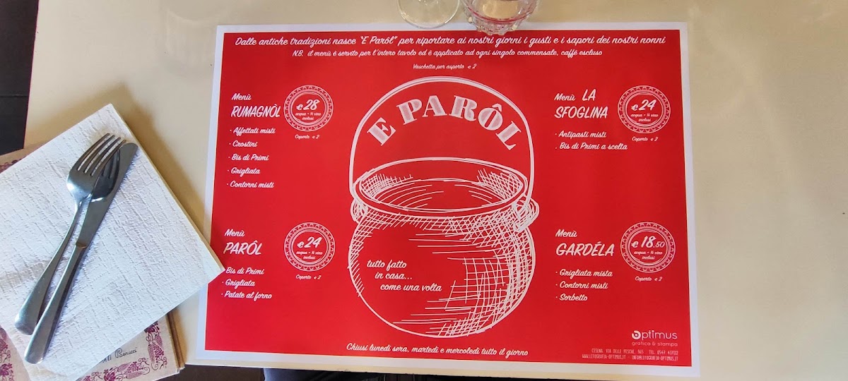 Ristorante E Parôl Photo Menu 2