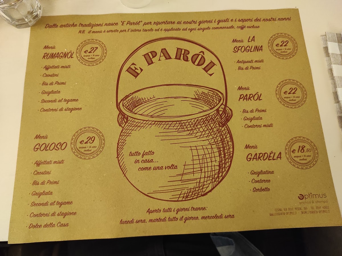 Ristorante E Parôl Photo Menu 5