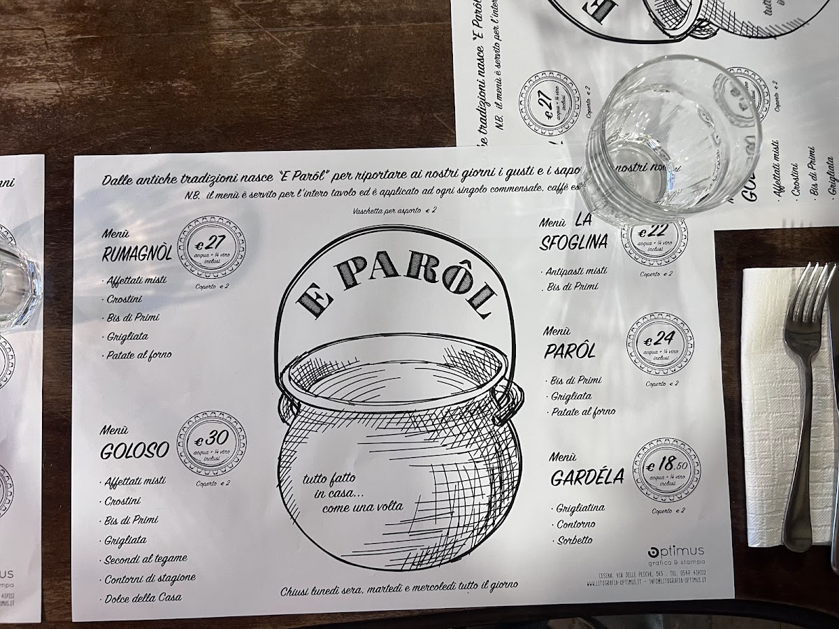 Ristorante E Parôl Photo Menu 9