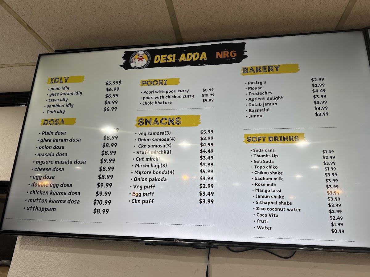 Desi Adda Photo Menu 1