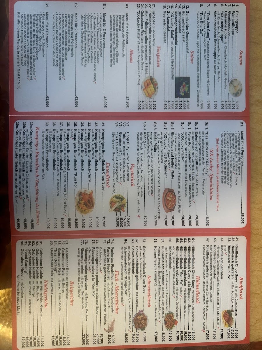 Asia XX-Lucky Restaurant Photo Menu 4