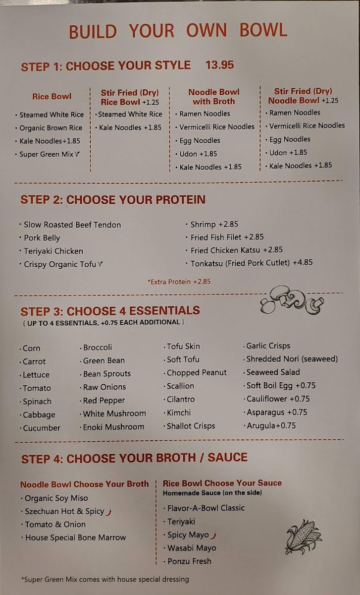 Flavor-A-Bowl (Oh! RAMEN) ???? Photo Menu 3