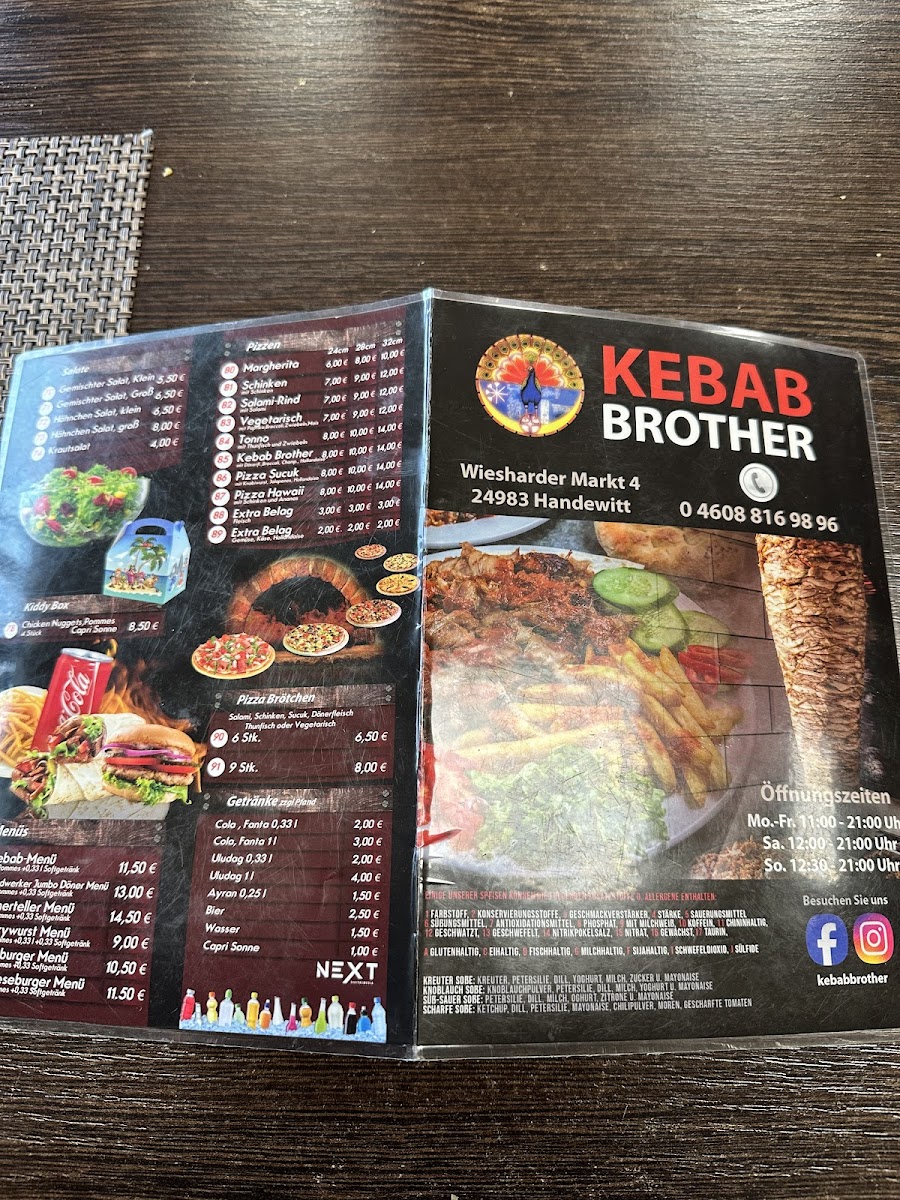 Kebab Brother Photo Menu 6