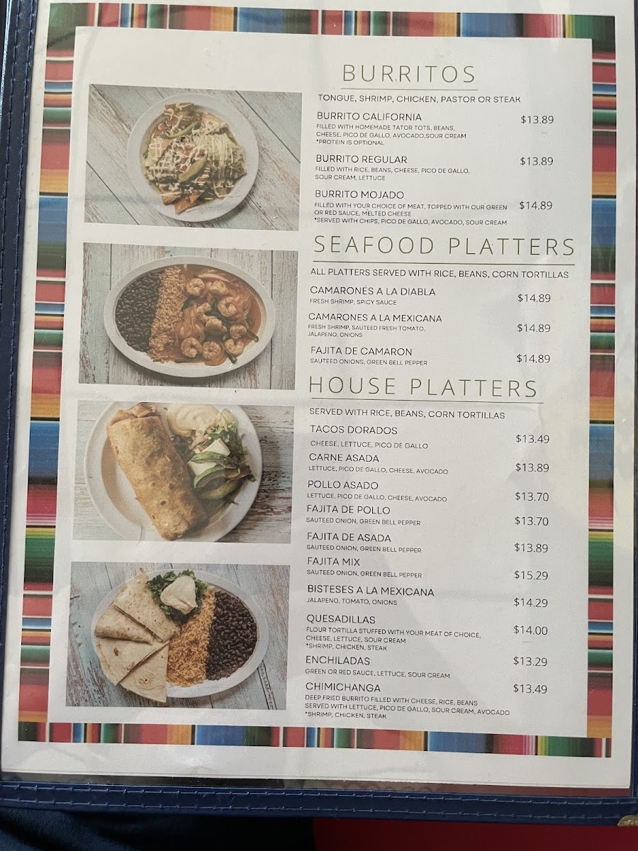Taqueria Floritas Photo Menu 3