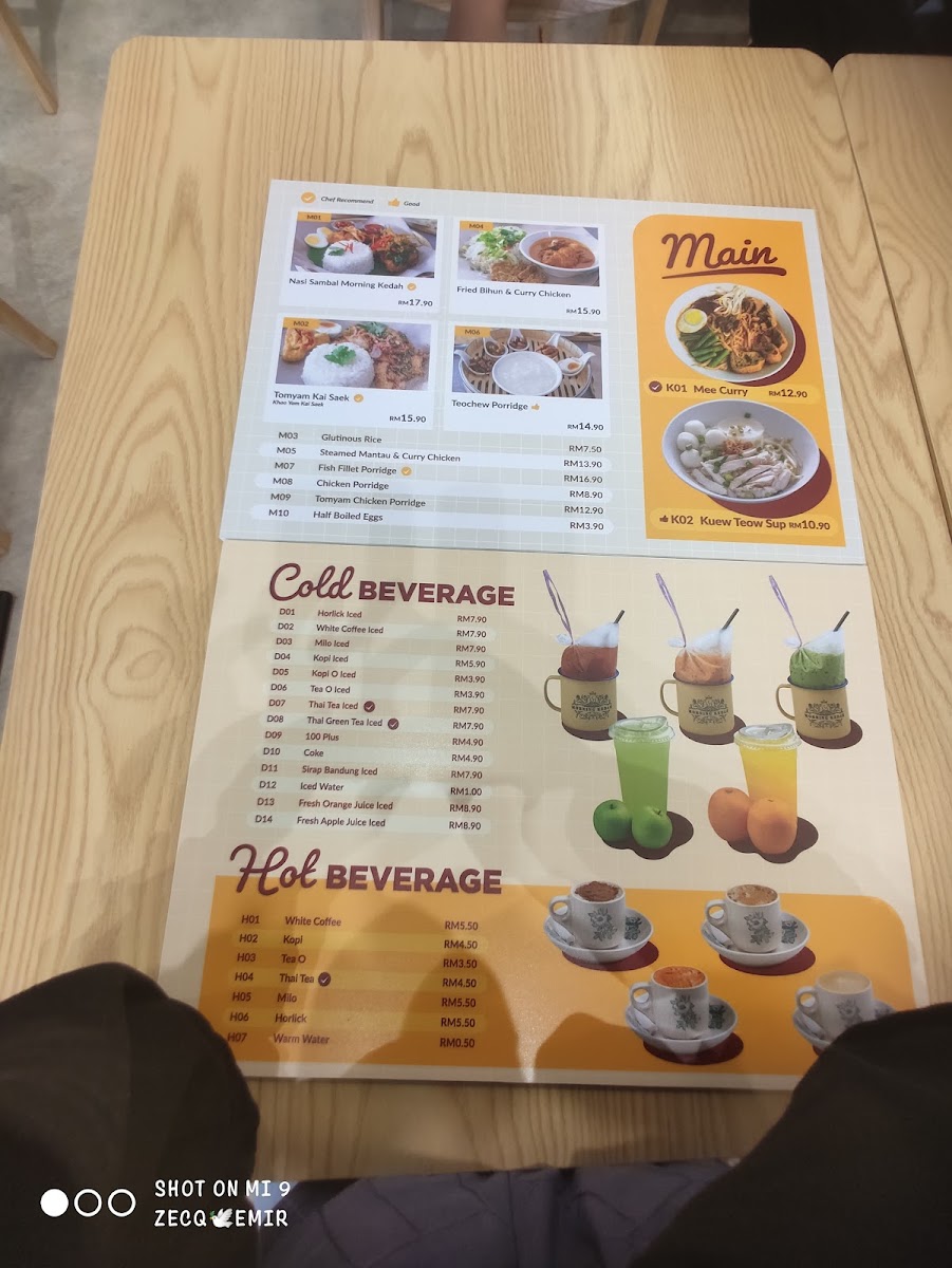 Morning Kedah Restaurant Photo Menu 10