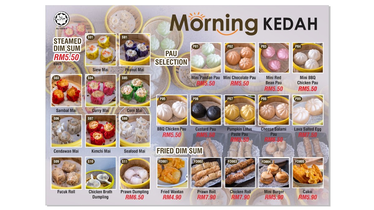 Morning Kedah Restaurant Photo Menu 4