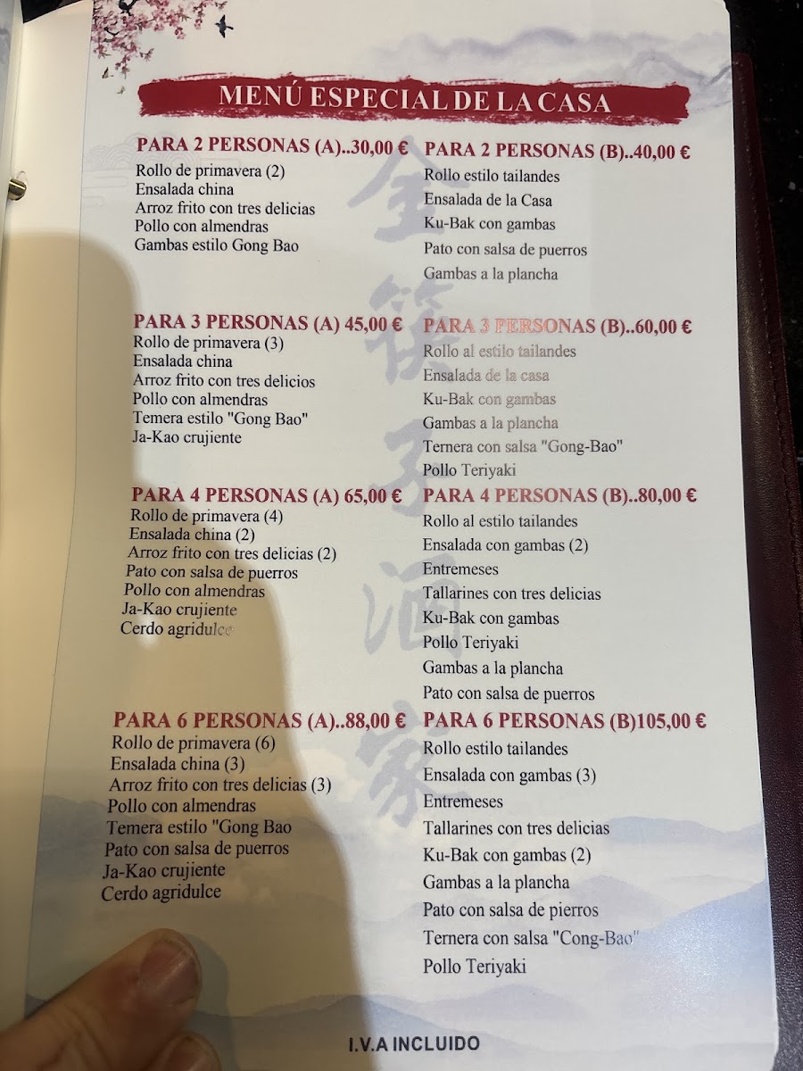 Restaurante Chino Palillos De Oro Photo Menu 2