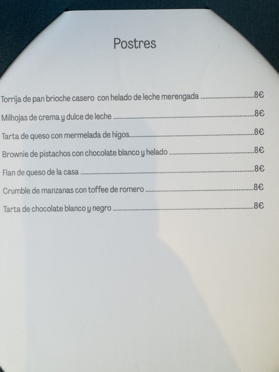 Restaurante Oryza Cabo Cervera Photo Menu 2