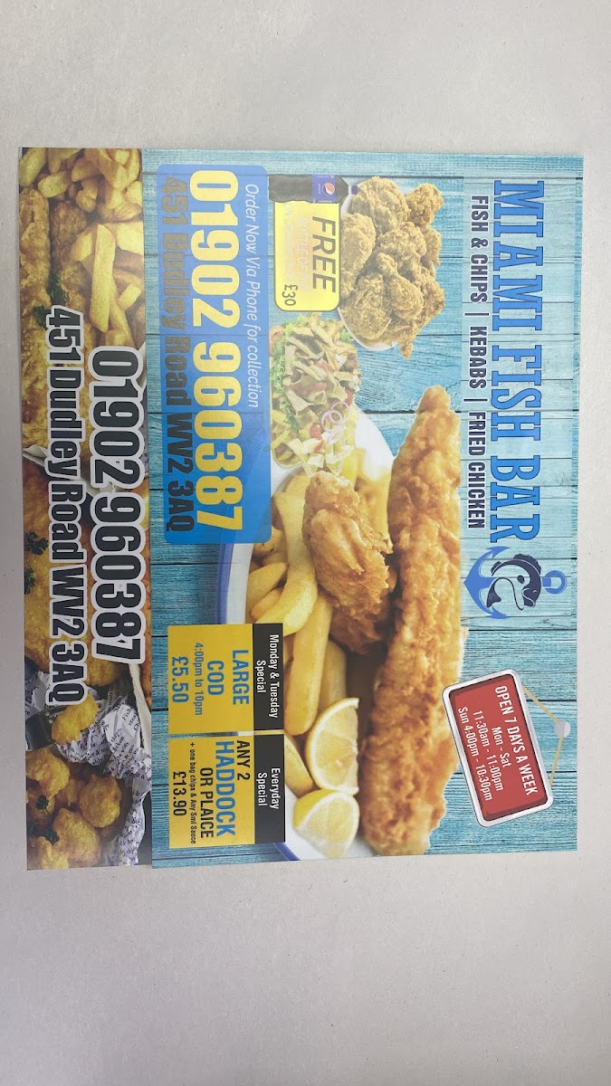 Miami fish bar Photo Menu 6