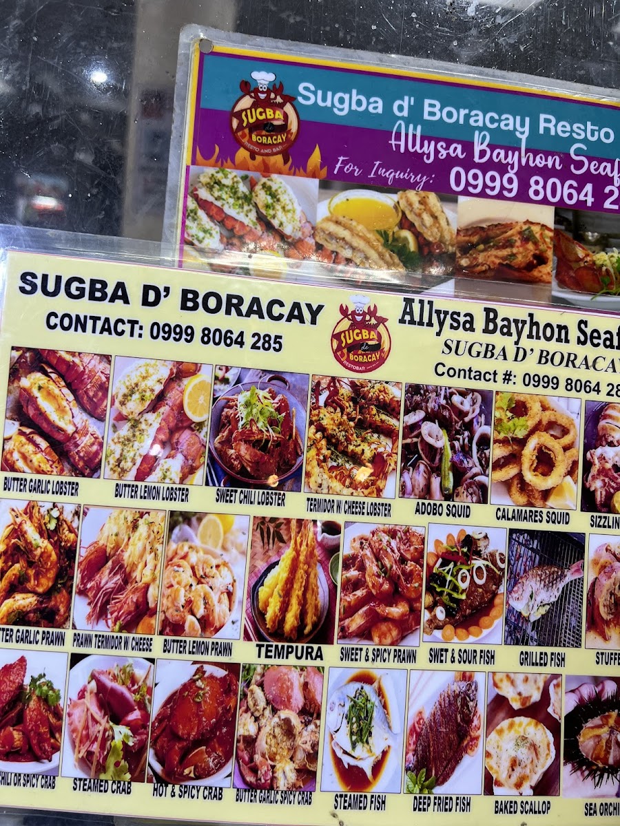 Sugba De Boracay Restobar Photo Menu 2