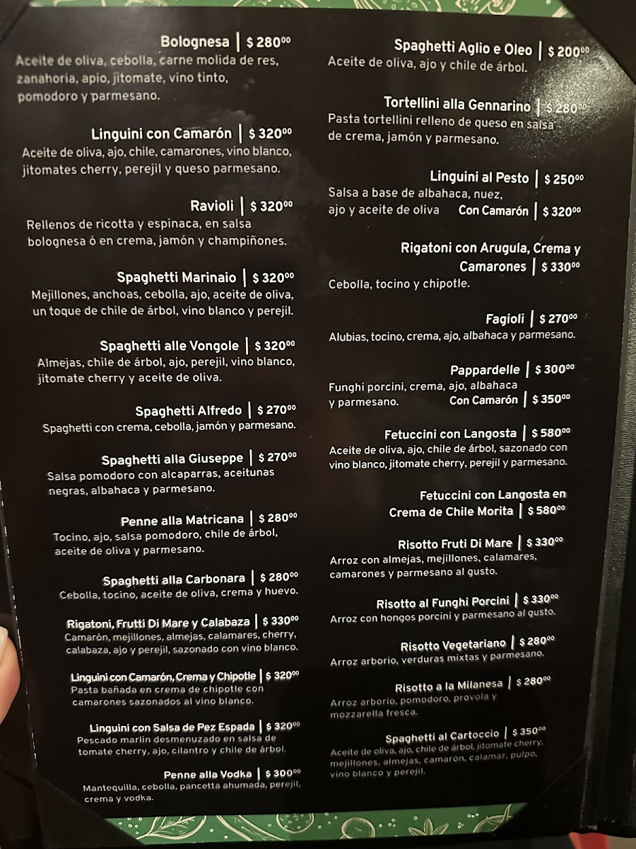 Pavarotti Ristorante Photo Menu 2