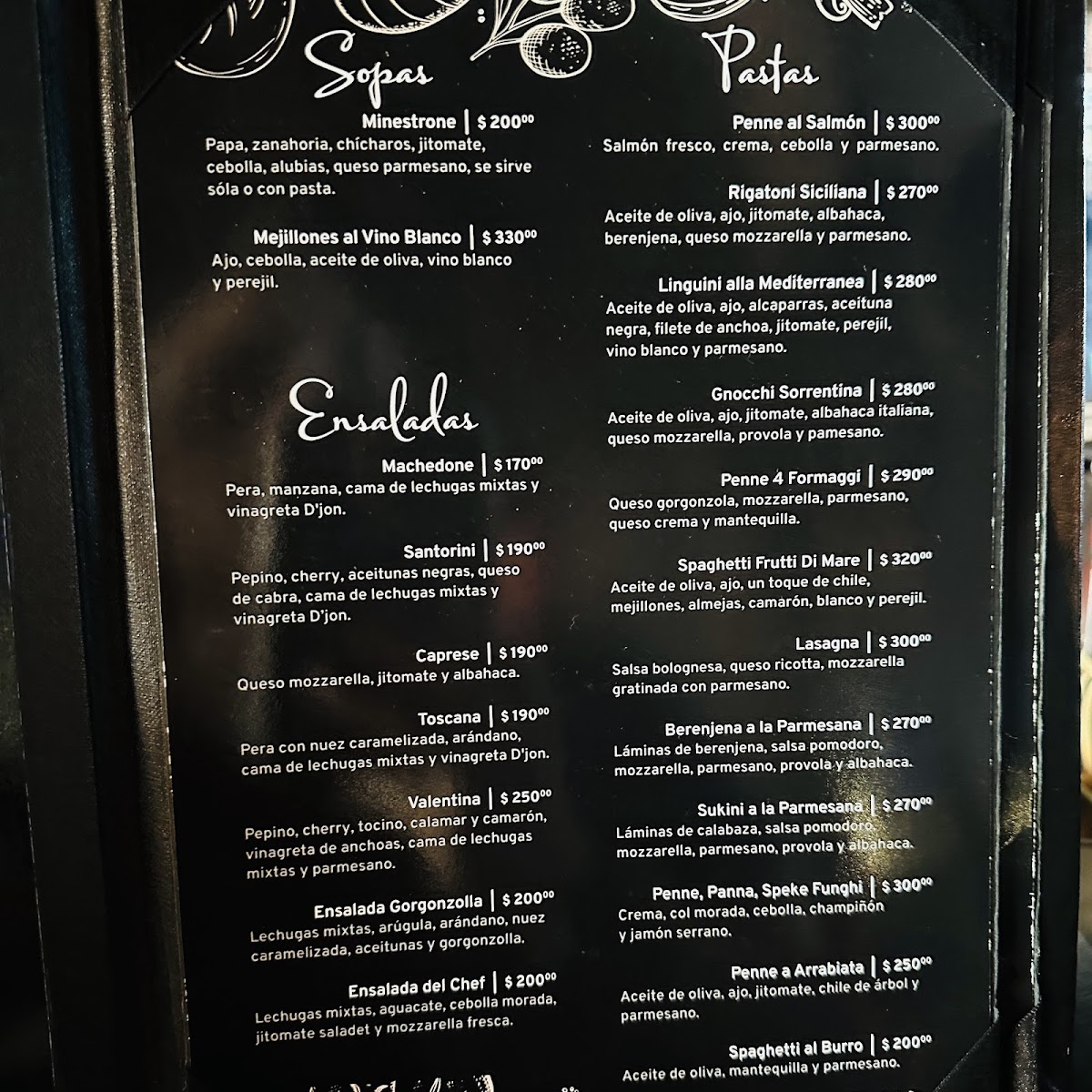 Pavarotti Ristorante Photo Menu 5
