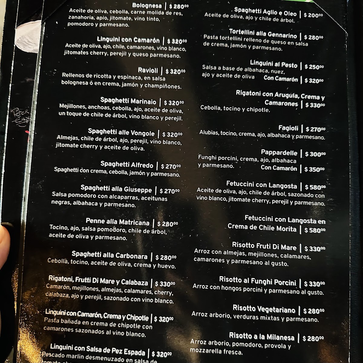 Pavarotti Ristorante Photo Menu 9