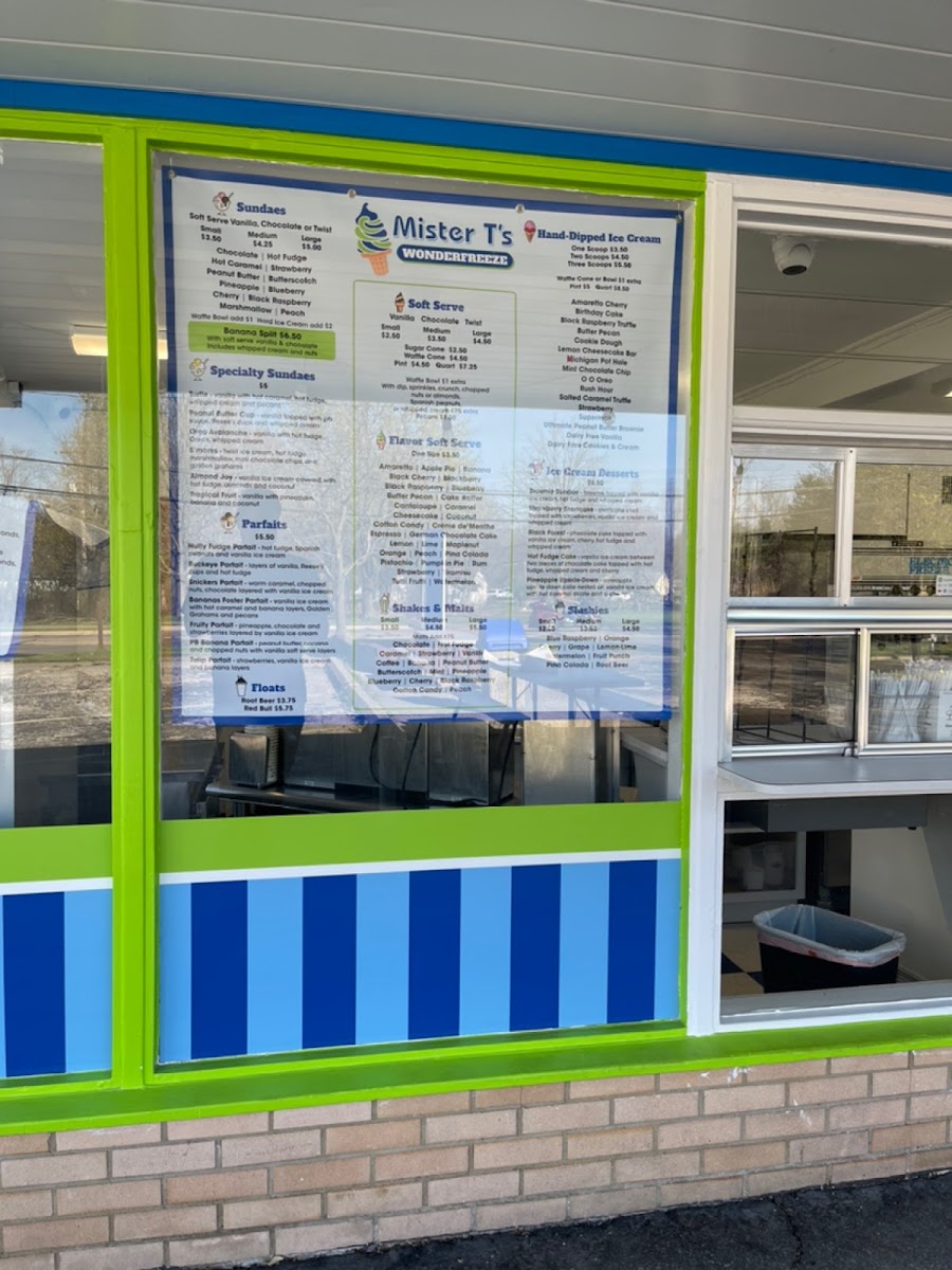 Mister T's Wonderfreeze Photo Menu 3