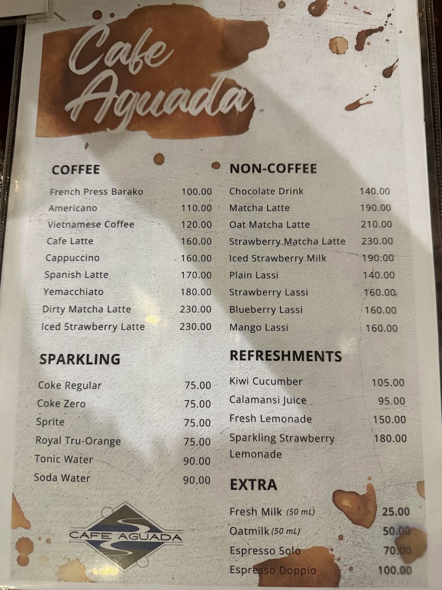 Café Aguada Photo Menu 2