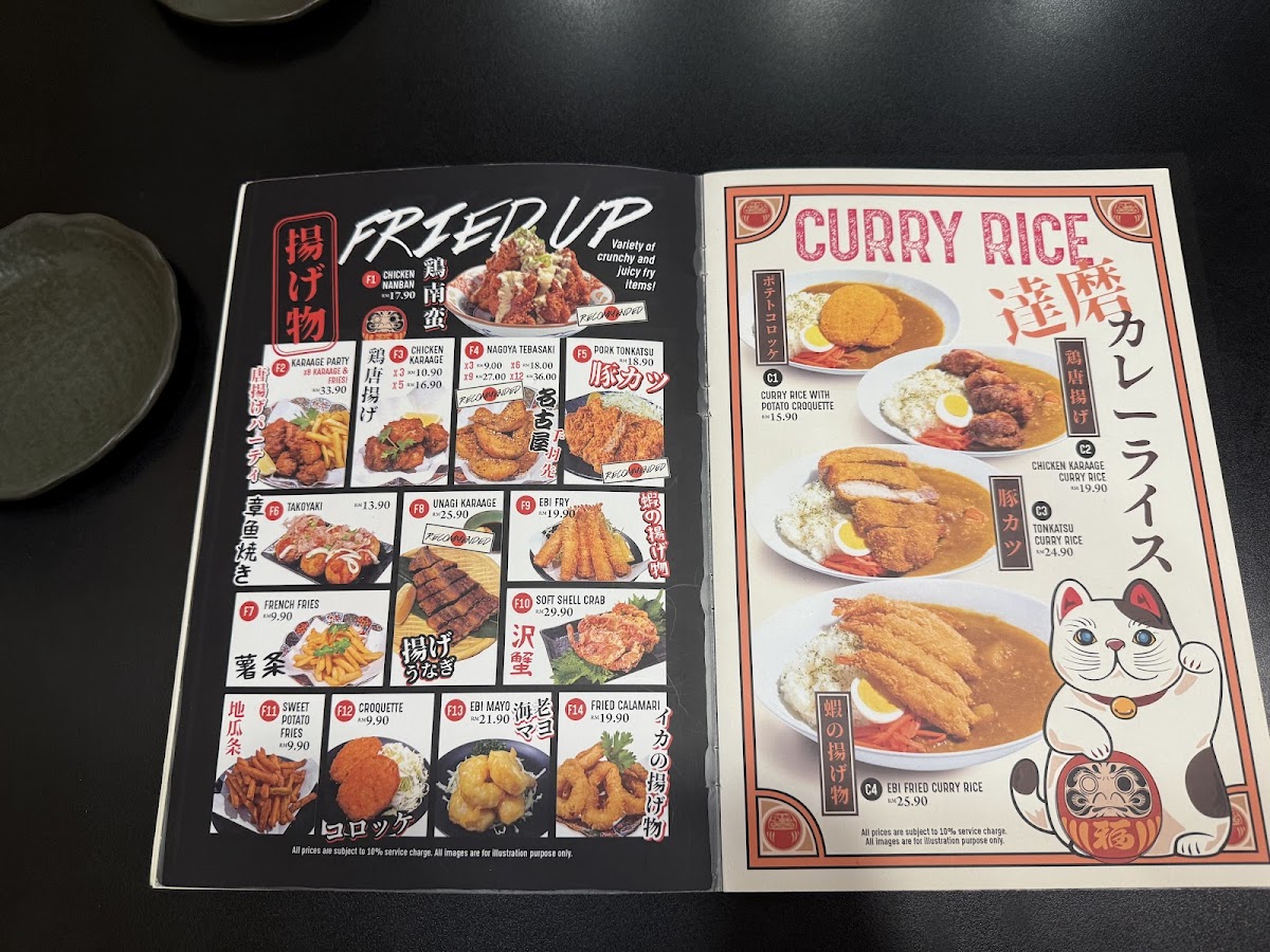 Daruma Syokudo Melaka 達摩食堂 馬六甲 Photo Menu 2