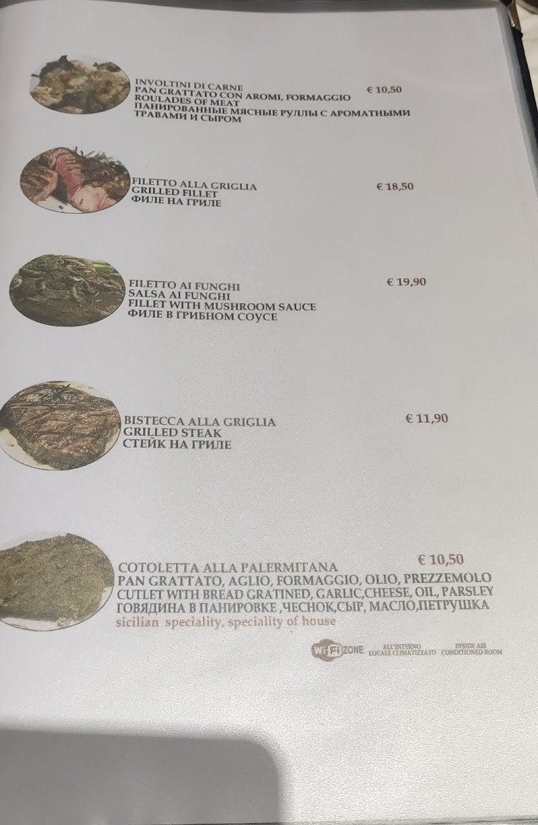 Ristorante Pizzeria La Sirenetta Photo Menu 2