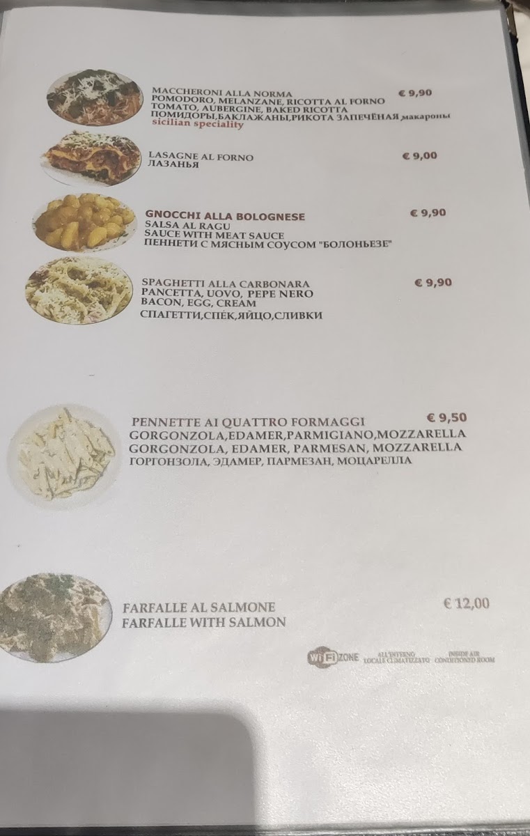 Ristorante Pizzeria La Sirenetta Photo Menu 4