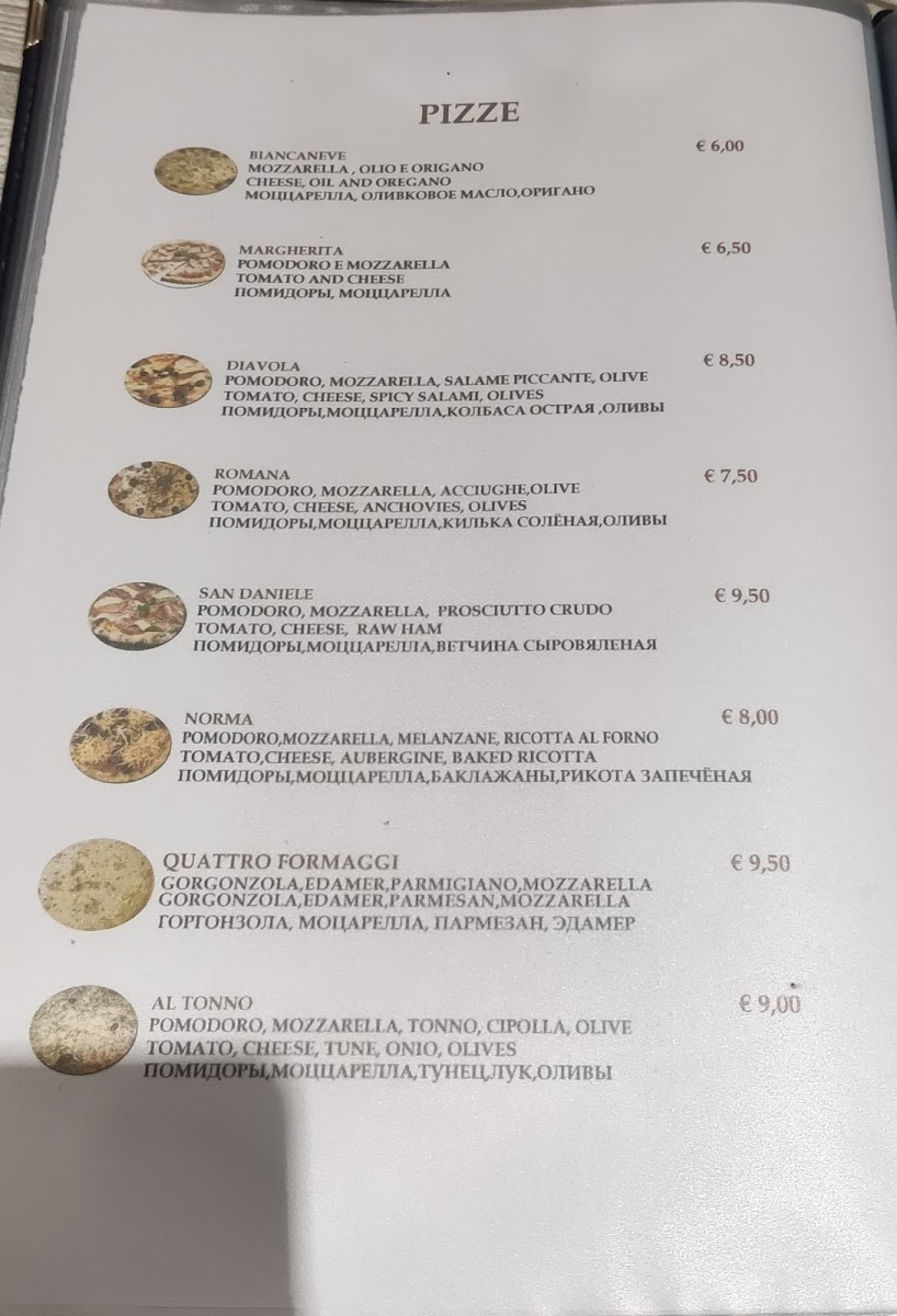 Ristorante Pizzeria La Sirenetta Photo Menu 5
