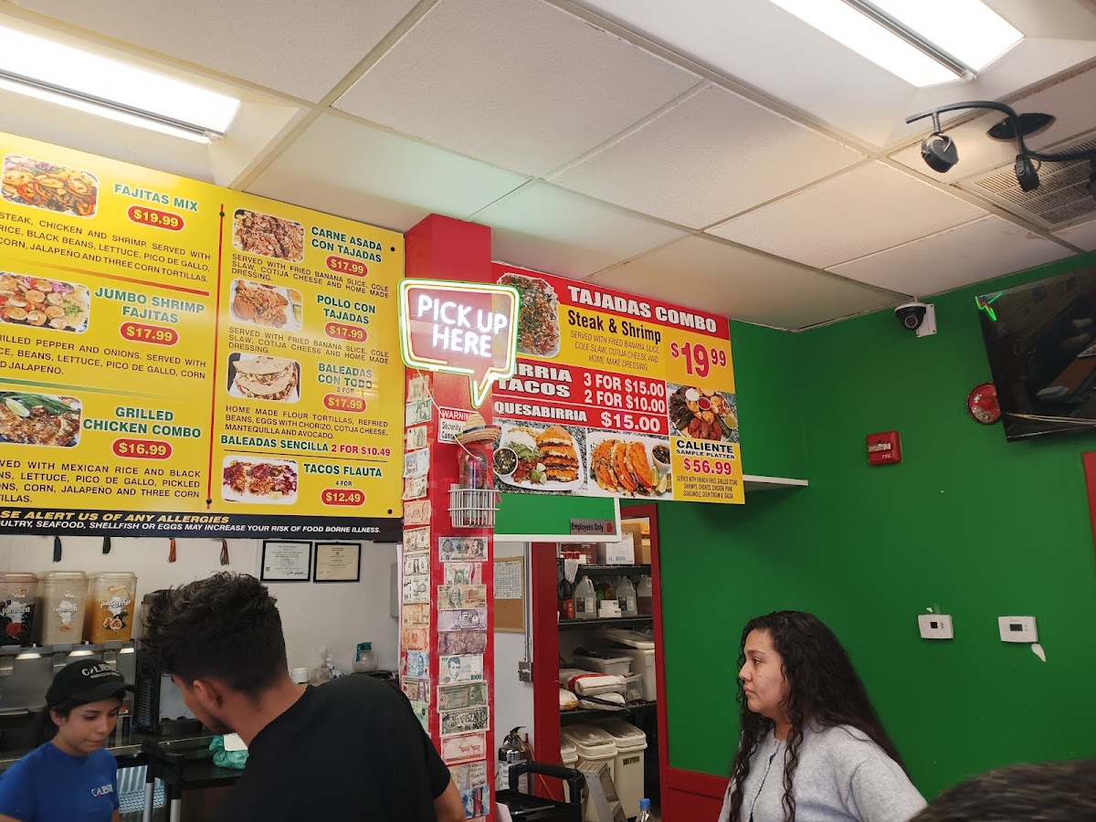 Caliente Mexican Grill Photo Menu 10