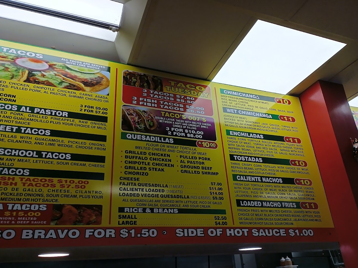 Caliente Mexican Grill Photo Menu 3
