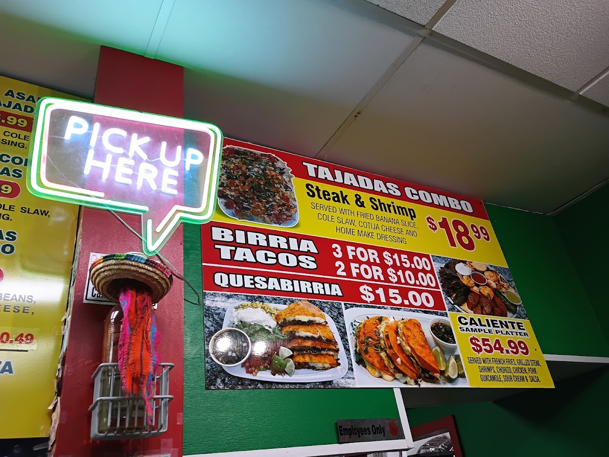 Caliente Mexican Grill Photo Menu 4