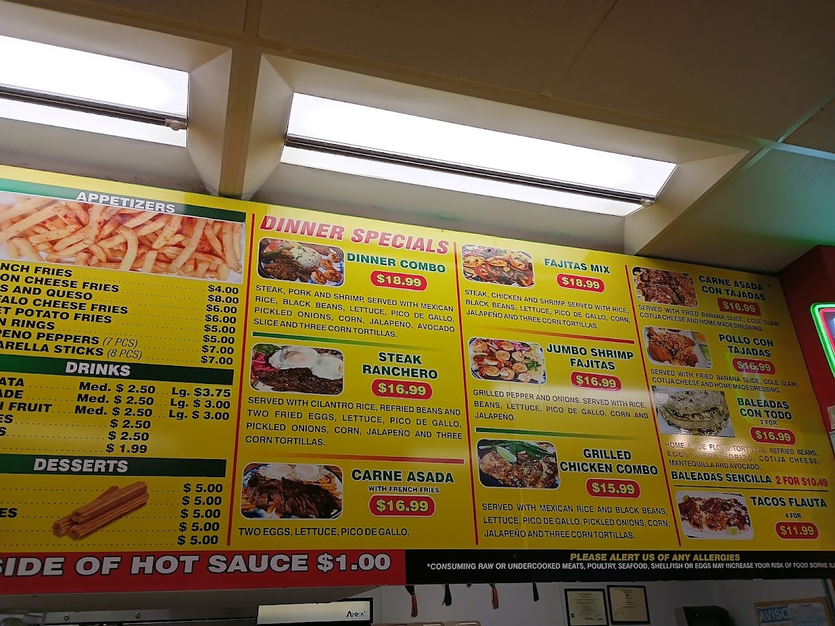 Caliente Mexican Grill Photo Menu 6
