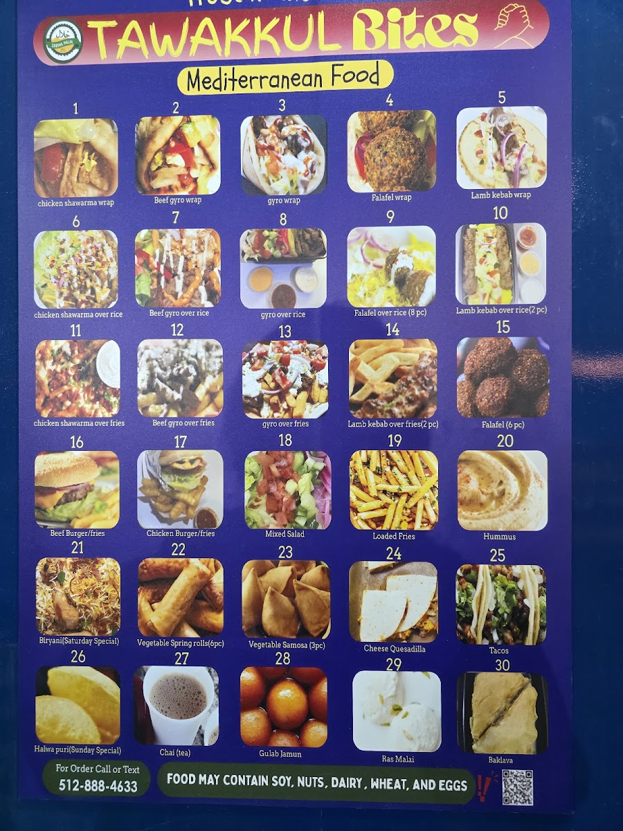 Tawakkul bites Photo Menu 5