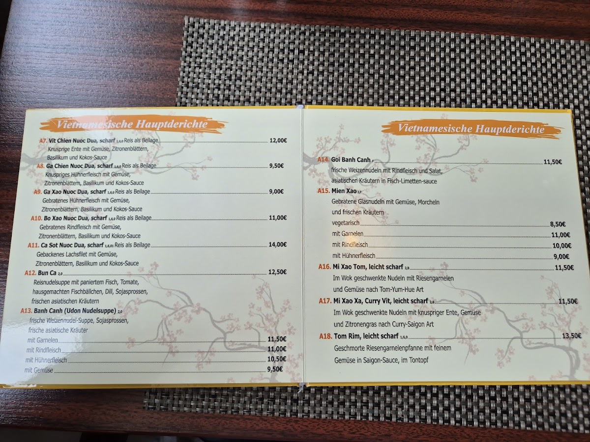 Quan-An, Asiatische Küche Photo Menu 4