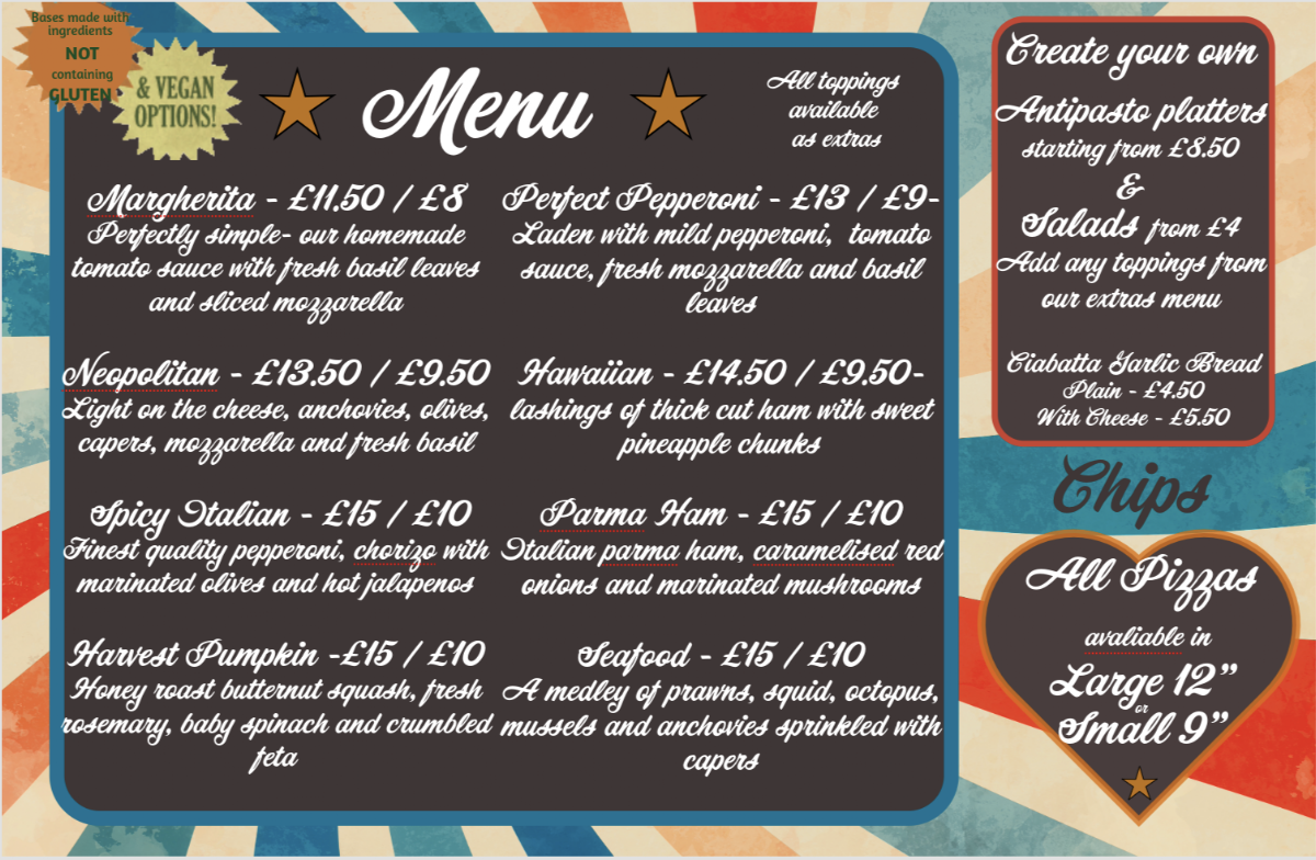 Pizza Amore Photo Menu 1