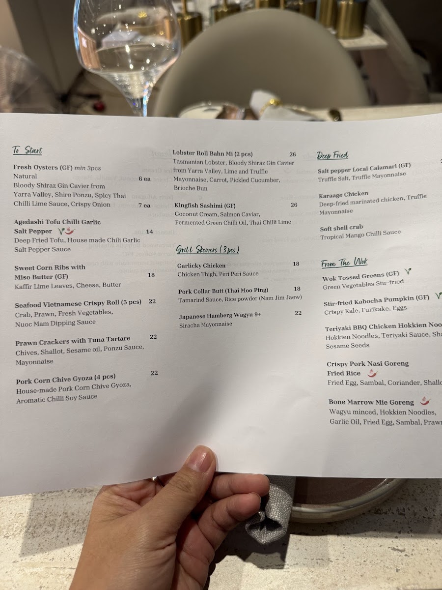 Tara Far East Dining & Bar Photo Menu 10