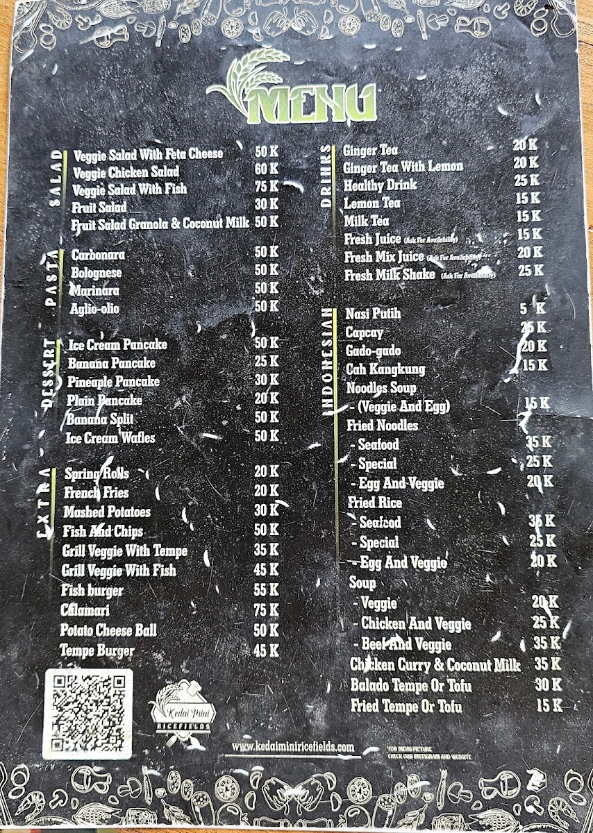Kedai Mini Resto Rice Field Photo Menu 8