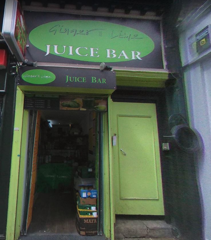 Ginger and Lime Juice Bar