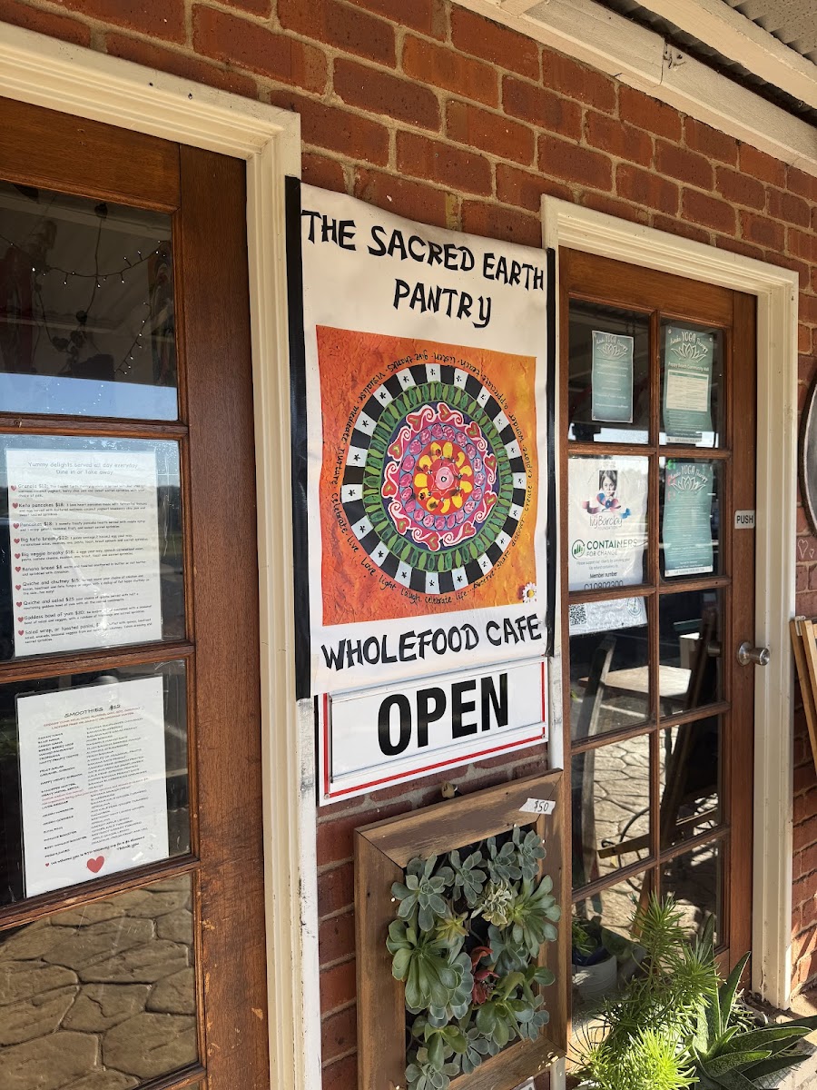 The Sacred Earth Pantry Photo Menu 3