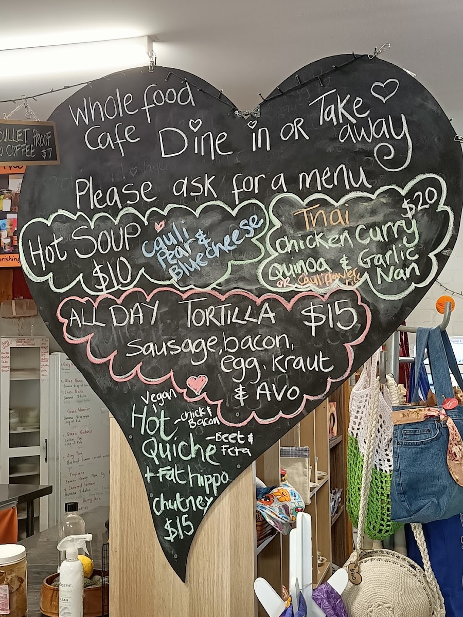 The Sacred Earth Pantry Photo Menu 5