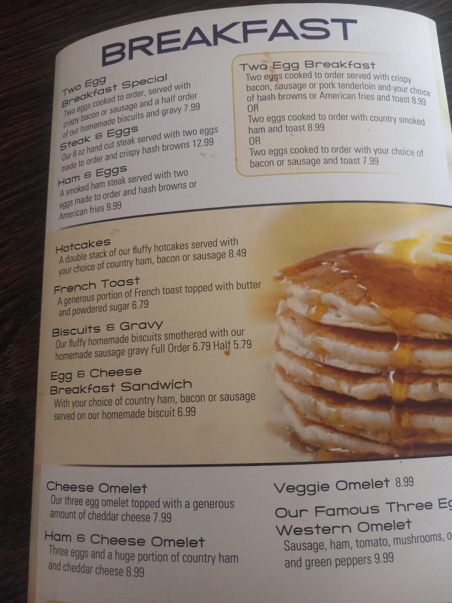 Andrews Family Restaurant Photo Menu 5