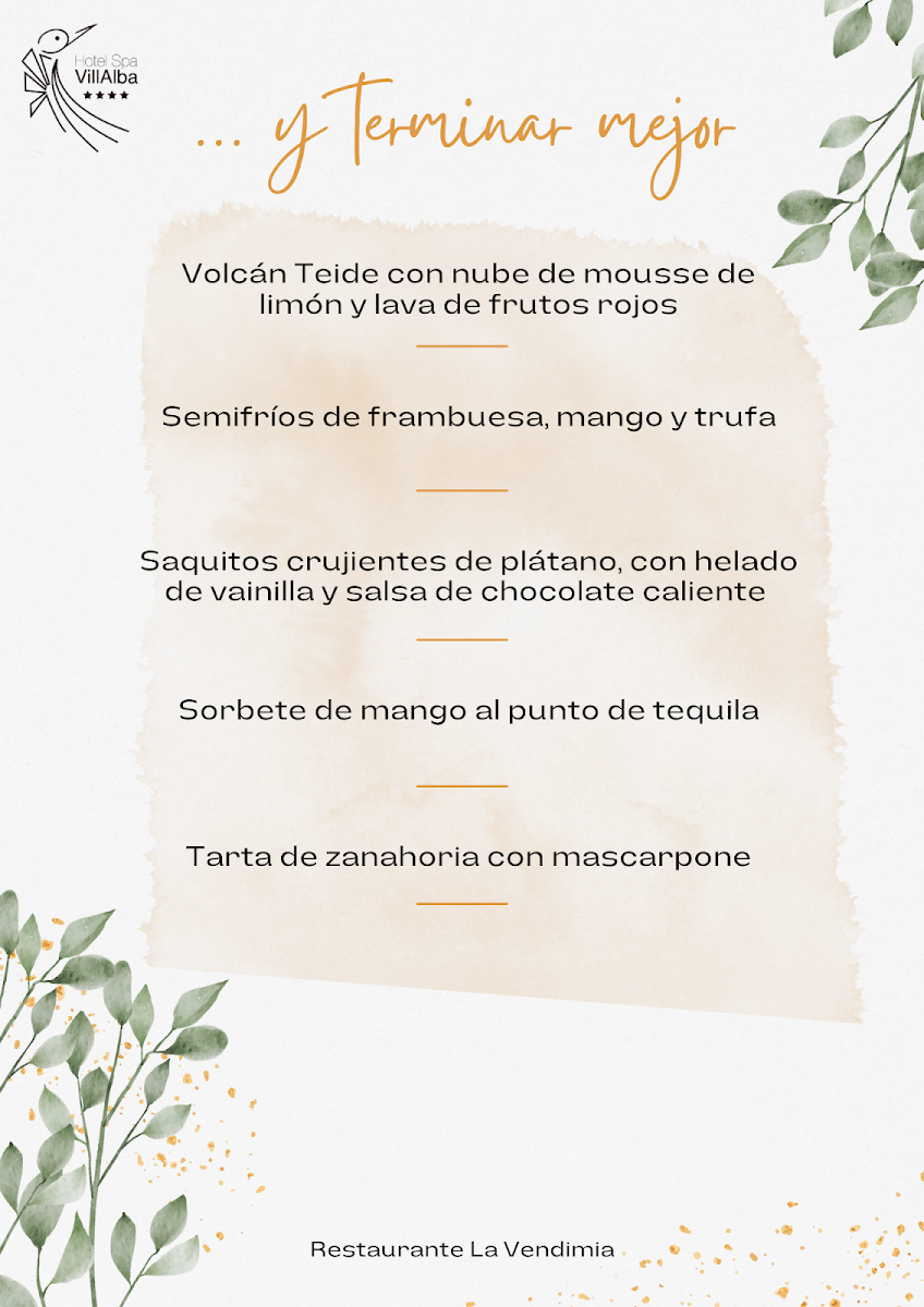 La Vendimia Photo Menu 3