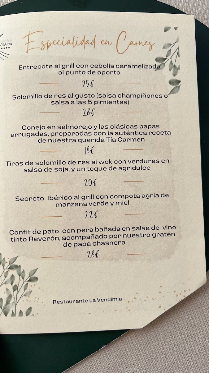 La Vendimia Photo Menu 8