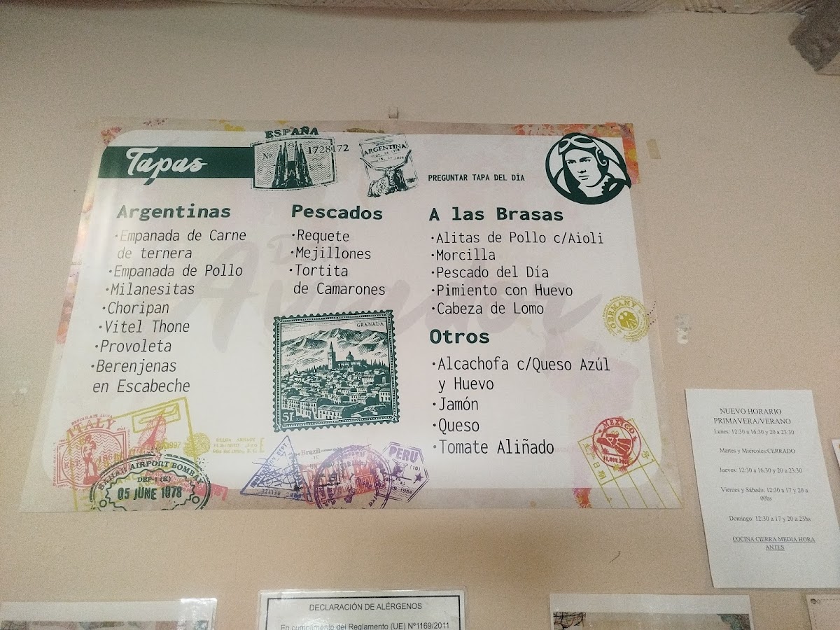 Don Aviador Photo Menu 1