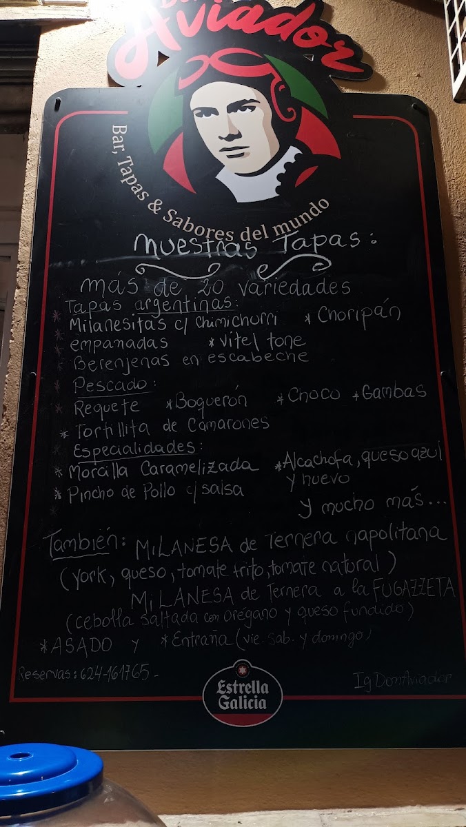 Don Aviador Photo Menu 2