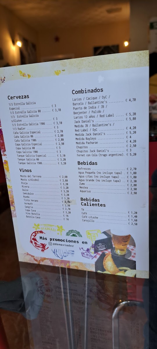 Don Aviador Photo Menu 5